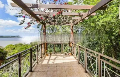 Casa com 4 quartos à venda na avenida joaquim martins da silva, 17, belém novo, porto alegre, 352 m2 por r$ 1.350.000