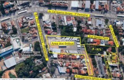 Terreno comercial à venda na rua pedro boticário, 685, glória, porto alegre, 528 m2 por r$ 1.050.000