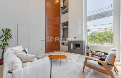 Casa em condomínio fechado com 4 quartos à venda na avenida santos ferreira, 3125, nossa senhora das graças, canoas, 337 m2 por r$ 3.480.000