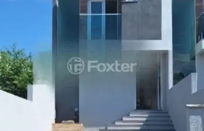 Casa em condomínio fechado com 3 quartos à venda na rua ana abruzzi, 130, mário quintana, porto alegre, 110 m2 por r$ 599.099