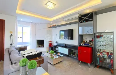 Casa em condomínio fechado com 3 quartos à venda na rua adalberto severo de moraes, 152, passo das pedras, porto alegre, 174 m2 por r$ 885.000