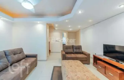Casa em condomínio fechado com 3 quartos à venda na rua doutor barcelos, 2317, tristeza, porto alegre, 150 m2 por r$ 584.000
