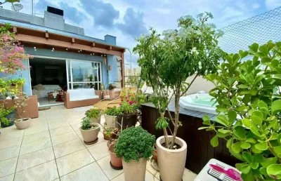 Cobertura com 2 quartos à venda na rua luiz de camões, 800, santo antônio, porto alegre, 161 m2 por r$ 1.195.000