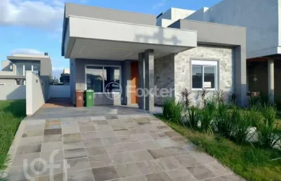 Casa em condomínio fechado com 3 quartos à venda na rua jasmim, 1010, são vicente, gravataí, 137 m2 por r$ 1.050.000