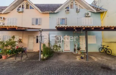 Casa em condomínio fechado com 3 quartos à venda na rua doutor pereira neto, 1761, tristeza, porto alegre, 79 m2 por r$ 335.000