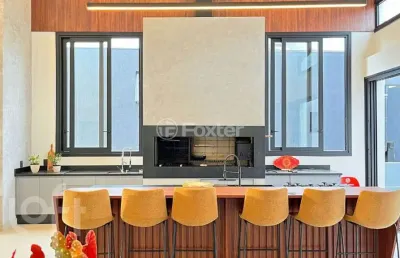 Casa em condomínio fechado com 3 quartos à venda na estrada das três meninas, 2001, vila nova, porto alegre, 270 m2 por r$ 2.690.000