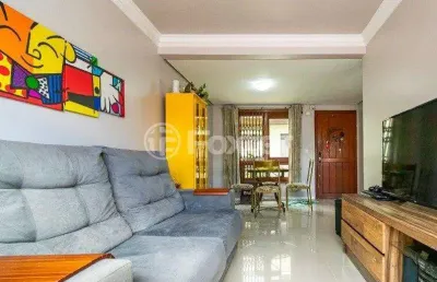 Casa em condomínio fechado com 3 quartos à venda na rua camaquã, 206, camaquã, porto alegre, 98 m2 por r$ 370.000