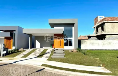 Casa em condomínio fechado com 3 quartos à venda na rua jasmim, 37, são vicente, gravataí, 158 m2 por r$ 1.240.000