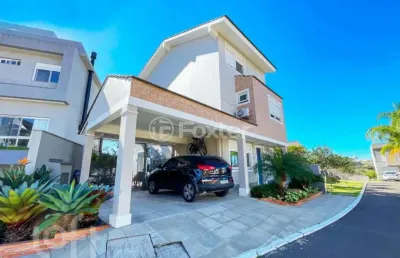 Casa em condomínio fechado com 3 quartos à venda na rua madre clara, 1200, mário quintana, porto alegre, 218 m2 por r$ 990.000