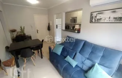 Apartamento com 1 quarto à venda na rua ângelo crivellaro, 695, jardim do salso, porto alegre, 45 m2 por r$ 175.000