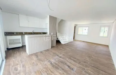 Casa em condomínio fechado com 3 quartos à venda na estrada jorge pereira nunes, 478, campo novo, porto alegre, 105 m2 por r$ 599.000