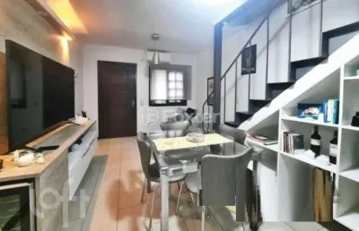 Casa em condomínio fechado com 2 quartos à venda na avenida monte cristo, 100, vila nova, porto alegre, 81 m2 por r$ 280.000