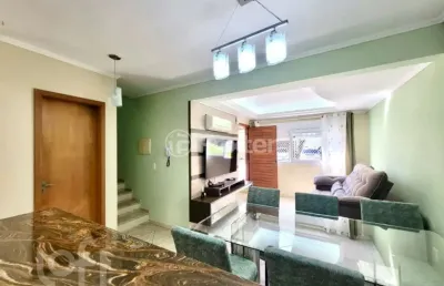 Casa em condomínio fechado com 3 quartos à venda na rua república, 2708, harmonia, canoas, 88 m2 por r$ 426.000