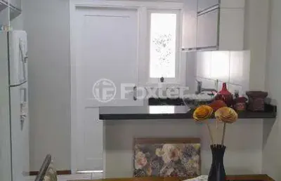 Casa em condomínio fechado com 2 quartos à venda na estrada costa gama, 5124, restinga, porto alegre, 49 m2 por r$ 290.000