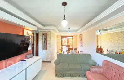 Casa em condomínio fechado com 3 quartos à venda na avenida da serraria, 2222, espírito santo, porto alegre, 111 m2 por r$ 453.000