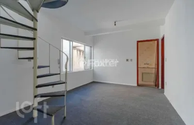 Cobertura com 1 quarto à venda na rua nunes, 536, medianeira, porto alegre, 41 m2 por r$ 115.000