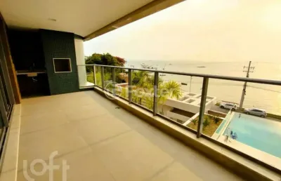 Apartamento com 3 quartos à venda na estrada haroldo soares glavan, 4320, cacupé, florianópolis, 179 m2 por r$ 4.600.000