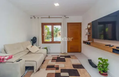Casa em condomínio fechado com 2 quartos à venda na rua octávio de souza, 929, teresópolis, porto alegre, 124 m2 por r$ 399.000