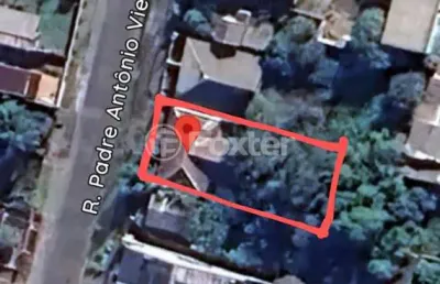 Terreno à venda na rua padre antônio vieira, 560, santo antônio, porto alegre, 493 m2 por r$ 500.000