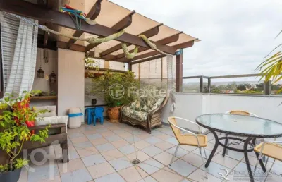 Cobertura com 3 quartos à venda na rua jalmar azambuja diniz, 292, jardim itu sabará, porto alegre, 166 m2 por r$ 719.000