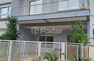 Casa em condomínio fechado com 4 quartos à venda na rua jean vardaramatos, 130, hípica, porto alegre, 220 m2 por r$ 900.000