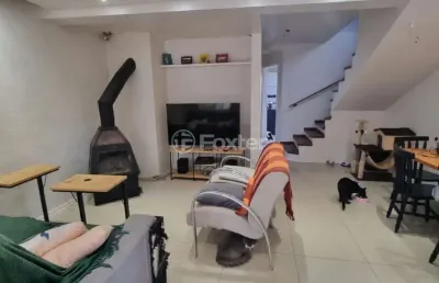 Casa em condomínio fechado com 3 quartos à venda na rua dos guananas, 117, espírito santo, porto alegre, 118 m2 por r$ 385.000