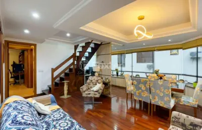 Cobertura com 3 quartos à venda na rua vicente da fontoura, 1519, santana, porto alegre, 178 m2 por r$ 1.000.000