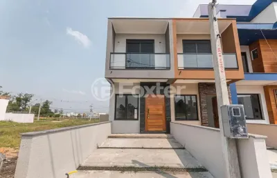 Casa em condomínio fechado com 2 quartos à venda na rua affonso lunardelli, 34, hípica, porto alegre, 108 m2 por r$ 410.000