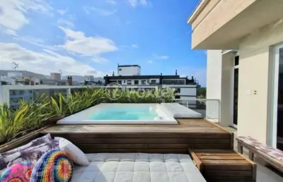 Cobertura com 2 quartos à venda na rua gilmar darli vieira, 401, campeche, florianópolis, 140 m2 por r$ 1.900.000