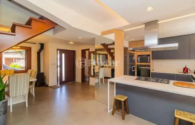 Casa em condomínio fechado com 3 quartos à venda na rua professor antônio josé remião, 15, espírito santo, porto alegre, 212 m2 por r$ 1.200.000