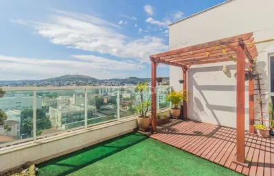Cobertura com 2 quartos à venda na rua fonseca ramos, 61, medianeira, porto alegre, 113 m2 por r$ 790.000