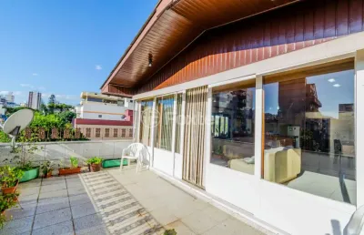 Cobertura com 4 quartos à venda na rua guilherme alves, 414, jardim botânico, porto alegre, 236 m2 por r$ 853.100