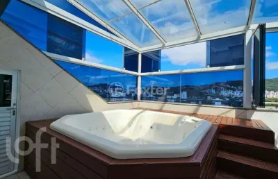 Cobertura com 2 quartos à venda na rua joão pio duarte silva, 94, córrego grande, florianópolis, 126 m2 por r$ 1.157.000