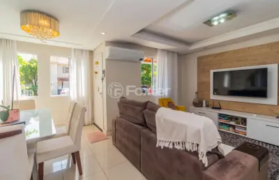 Casa em condomínio fechado com 3 quartos à venda na avenida joão ferreira jardim, 140, parque santa fé, porto alegre, 116 m2 por r$ 539.000