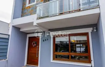 Casa em condomínio fechado com 3 quartos à venda na rua pau-brasil, 659, hípica, porto alegre, 133 m2 por r$ 599.000