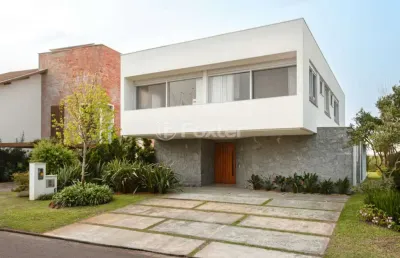 Casa em condomínio fechado com 7 quartos à venda na avenida paraguassu, 23, centro, xangri-lá, 371 m2 por r$ 4.290.000