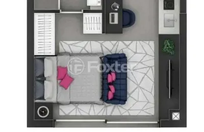 Loft com 1 quarto à venda na rua almirante tamandaré, 150, floresta, porto alegre, 21 m2 por r$ 280.000