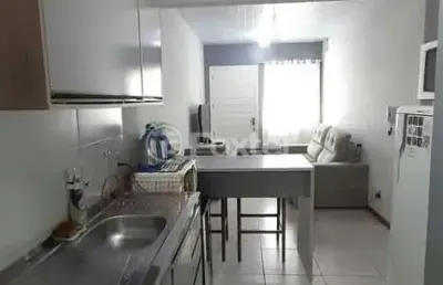 Casa em condomínio fechado com 2 quartos à venda na rua angola, 99, feitoria, são leopoldo, 95 m2 por r$ 270.000