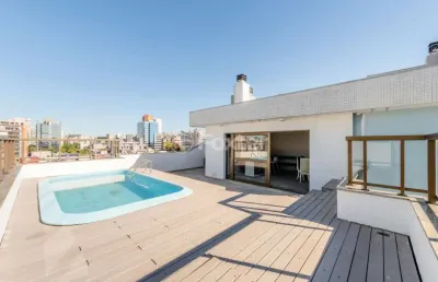 Cobertura com 3 quartos à venda na rua marquês do pombal, 450, moinhos de vento, porto alegre, 251 m2 por r$ 2.600.000