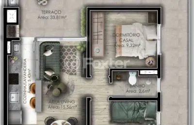 Apartamento com 2 quartos à venda na rua araçá, 545, centro, canoas, 80 m2 por r$ 393.000