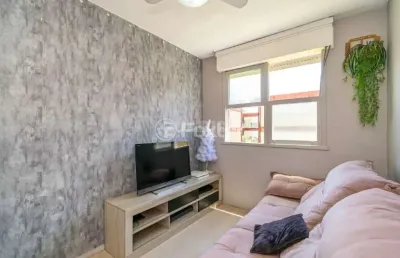 Apartamento com 2 quartos à venda na travessa escobar, 574, camaquã, porto alegre, 48 m2 por r$ 213.000