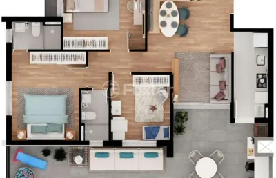 Apartamento com 3 quartos à venda na rua frederico guilherme ludwig, 240, centro, canoas, 98 m2 por r$ 1.052.409