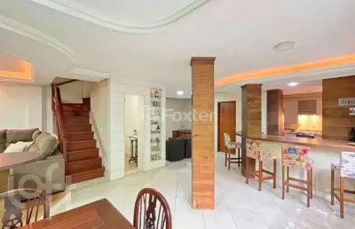 Casa em condomínio fechado com 3 quartos à venda na rua hipólito da costa, 543, santa tereza, porto alegre, 215 m2 por r$ 950.000