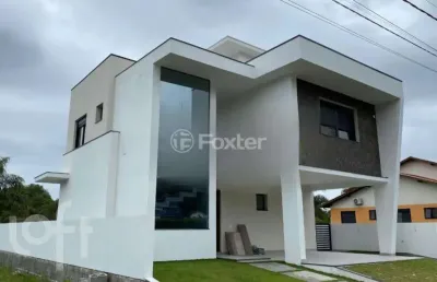 Casa em condomínio fechado com 3 quartos à venda na rua do lamim, 2736, canasvieiras, florianópolis, 230 m2 por r$ 1.950.000