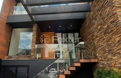 Casa em condomínio fechado com 3 quartos à venda na rua tancredo neves, 990, jansen, gravataí, 141 m2 por r$ 1.200.000