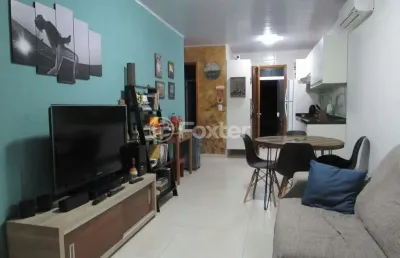 Casa com 2 quartos à venda na rua cisne, 245, jardim algarve, alvorada, 64 m2 por r$ 266.000