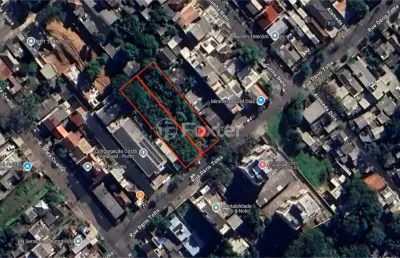 Terreno à venda na rua dário totta, 549/557, teresópolis, porto alegre, 1742 m2 por r$ 1.016.500