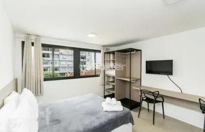 Apartamento com 1 quarto à venda na rua professor duplan, 60, rio branco, porto alegre, 25 m2 por r$ 480.000