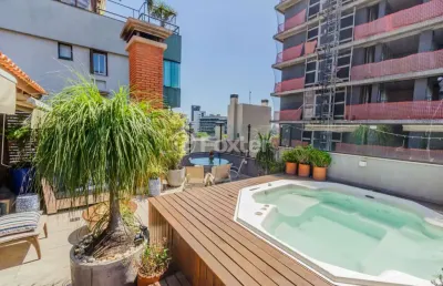 Cobertura com 4 quartos à venda na avenida lageado, 1406, petrópolis, porto alegre, 218 m2 por r$ 2.000.000