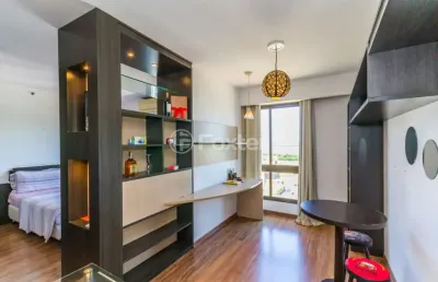 Kitnet / stúdio à venda na avenida borges de medeiros, 2145, praia de belas, porto alegre, 34 m2 por r$ 320.000